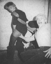 Guggi i Adam Clayton (U2), 1977 rok.